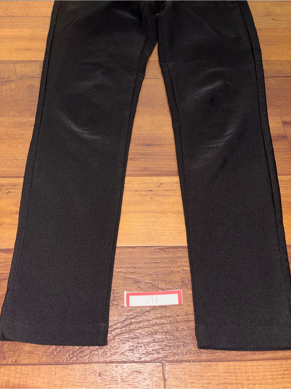 Sugar Rain Black High-Waisted Straight Leg Dress Pants Small S